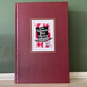 The Roman Hat Mystery By Ellery Queen Franklin Library Hardcover